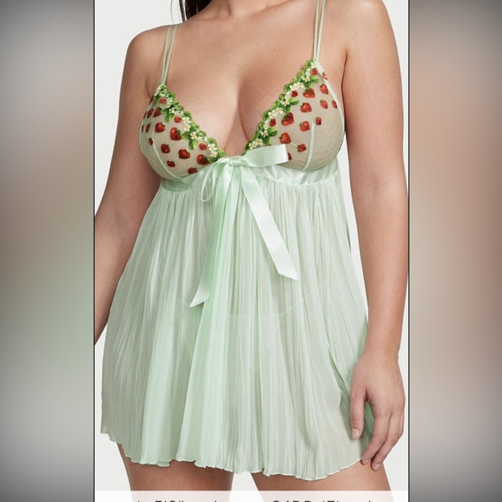 Strawberry Babydoll lingerie